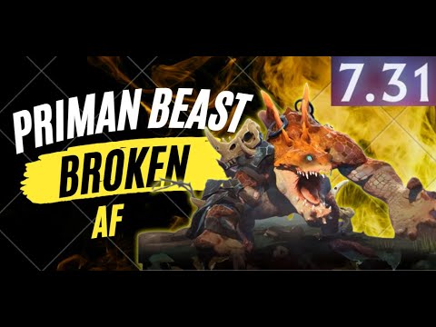 How to win in 10 mins with primal beast | 7.31 New patch