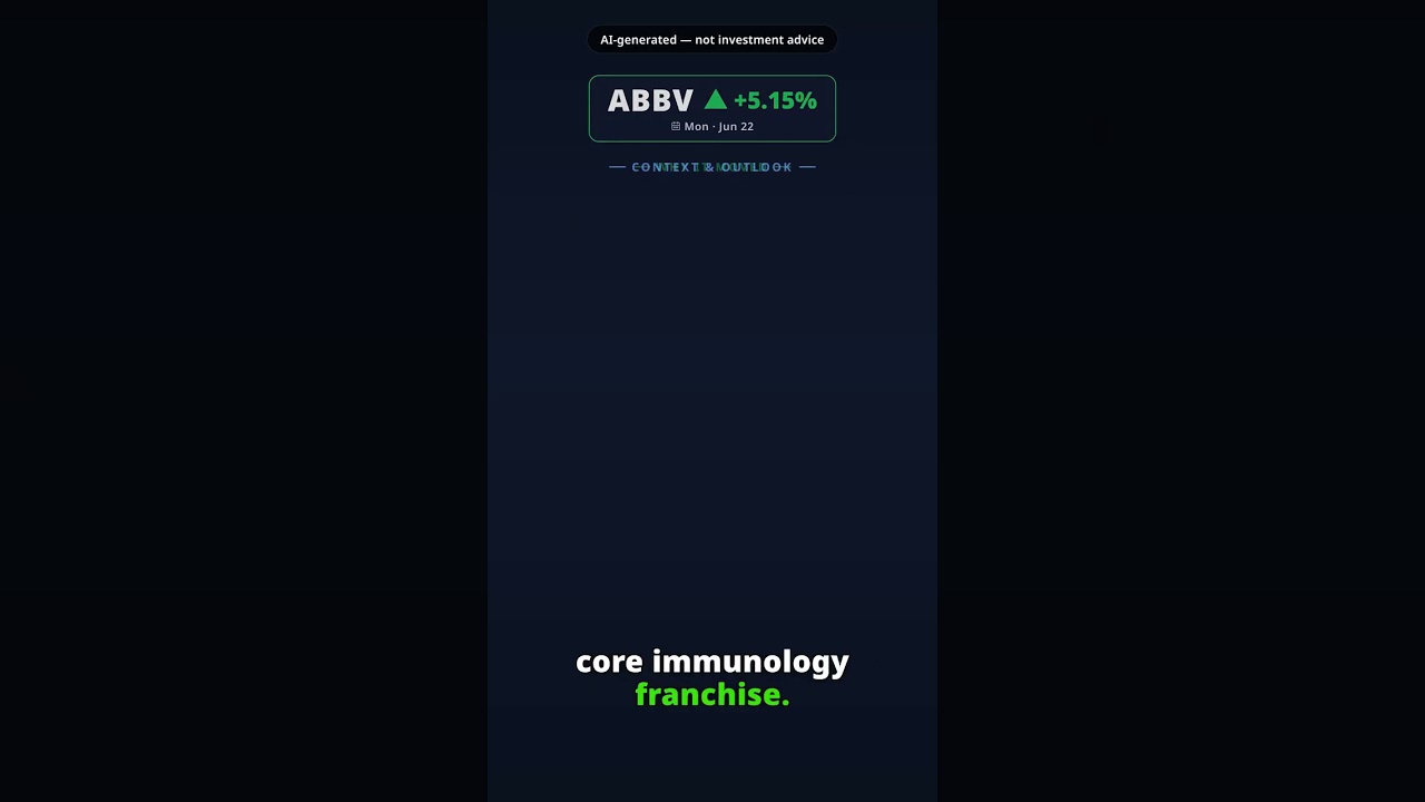 Why Is AbbVie Stock Spiking Today? ABBV +5.15% (Jun 22) — Apogee Therapeutics Acquisition