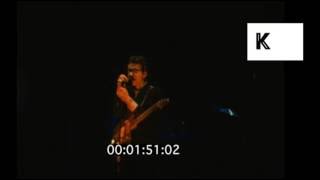 Elvis Costello, performing, 1978, Rare Super 8 Home Movies