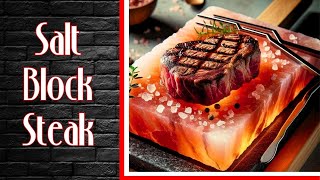 Salt Block Seared Wagyu Steak