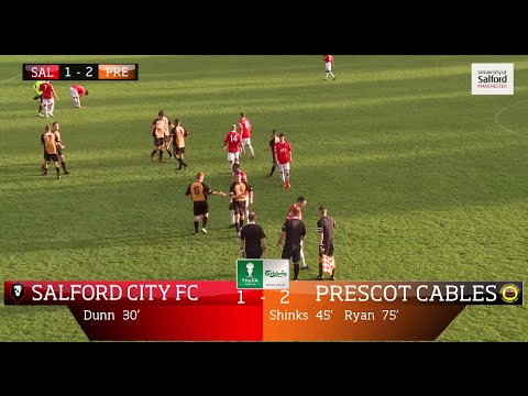 Salford City 1-2 Prescot Cables - FA Trophy - Preliminary Round 18/10/14
