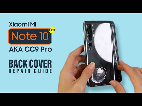 Xiaomi Mi Note 10 back cover Replacement | CC9 PRO