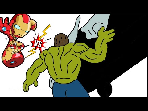 Hulk vs Iron Man Animation - Hulk Loses Control 2021