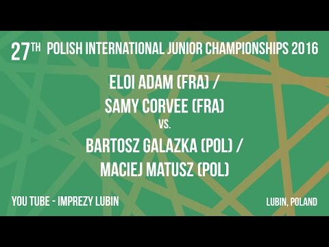 #PJ2016 LUBIN - MD - ADAM/CORVEE (FRA) - GALAZKA/MATUSZ (POL)