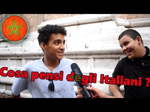 Cosa pensano i MAROCCHINI degli ITALIANI ? ● Interviste Serie