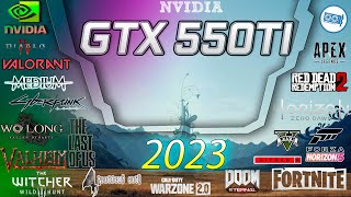Video thumbnail for *NVIDIA GeForce GTX 550 Ti 1gb in 15 GAMES   | 2023-2024 by Zax Game Inn