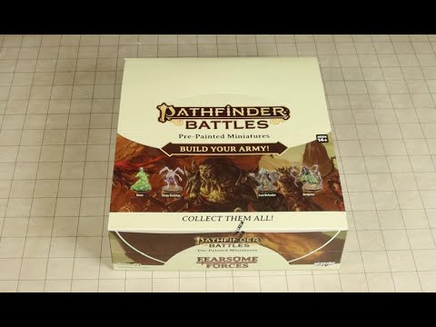Pathfinder Battles, Fearsome Forces, Pre-Painted Miniatures, A Quick Review