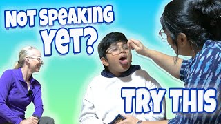 Nonverbal? Try More Advanced Tongue Movements 🧒🏽🧠 | Autism Pediatric PT #4