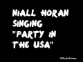 Niall Horan singing party in the usa 