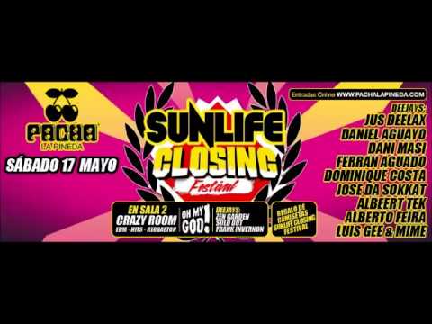 Dominique Costa @ Sunlife Closing Pacha La Pineda 17/05/14
