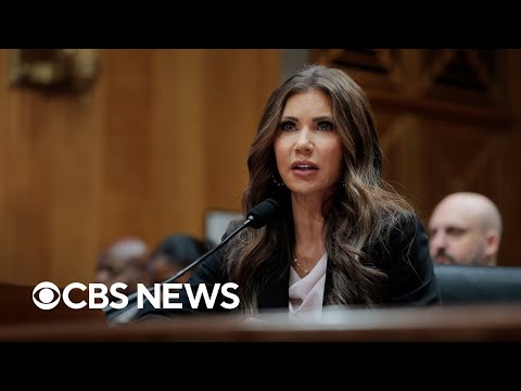 Watch Live: Kristi Noem testifies before Senate Judiciary Committee | CBS News
