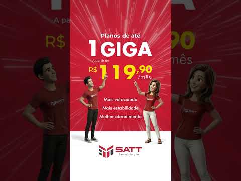 1 GIGA em MATO GROSSO! SATT Tecnologia
