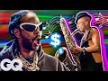 2 Chainz Plays Funk Instruments Worth $800K with Hit-Boy | Most Expensivest | GQ