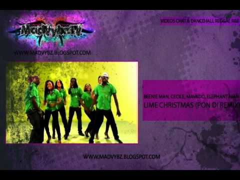 MadVybzTV - Beenie Man Ft Cecile, Elephant Man & Mavado - Lime Christmas Pon Di (Remix)