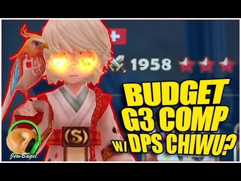 SUMMONERS WAR : G3 Player w/budget comps & DPS Chiwu!