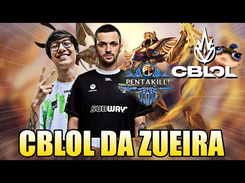 PENTAKILL DO DYNQUEDO E TELEP DA LOUD - CBLOL DA ZUEIRA