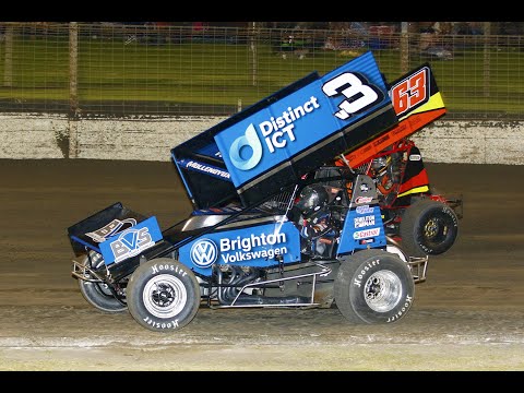 2021 Sprintcar Easter Trail Rd2 - When Sprintcars Turn Right!