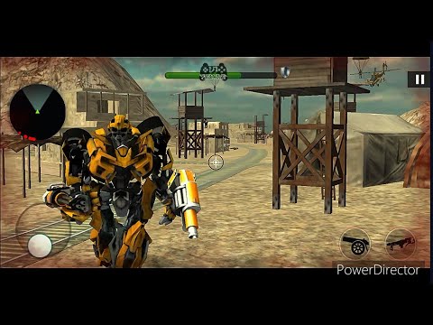 #Bumblebee Futuristic Train Transform Robot Shooting Games  ( Kick Time Studios ) Android Gameplay