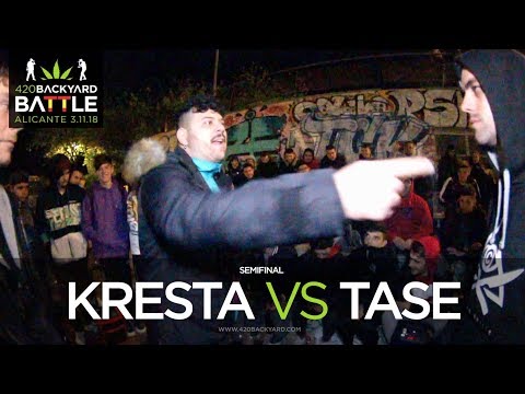 KRESTA vs TASE Semis Alicante 2018. 420 Backyard Battle