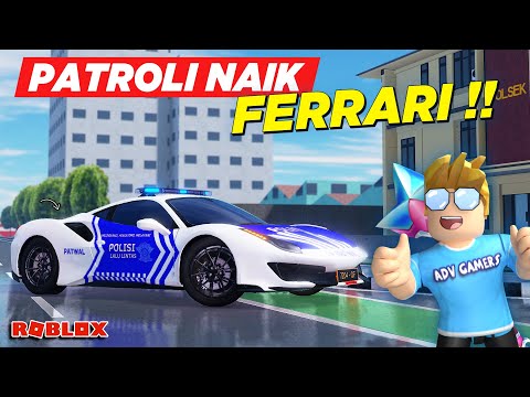 MENCOBA MOBIL FERRARI POLISI SPESIAL !! REVIEW GAME TRID UPDATE - Roblox Indonesia