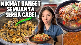 Download lagu SURGA DUNIA! MAKAN SERBA SAMBAL SAMPE KERINGETAN, TAPI NAMBAH TERUS! mp3