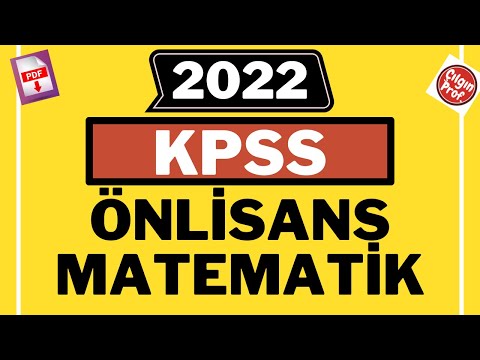 2022 KPSS ÖN LİSANS MATEMATİK [+PDF] - 2022 KPSS Ön Lisans Matematik Soru Çözümleri