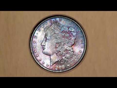 Coins In Motion - Try 1 - 1898 Toned Morgan Dollar