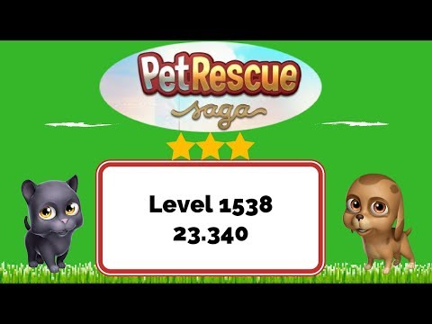 Pet Rescue Saga Level 1538 - No Boosters