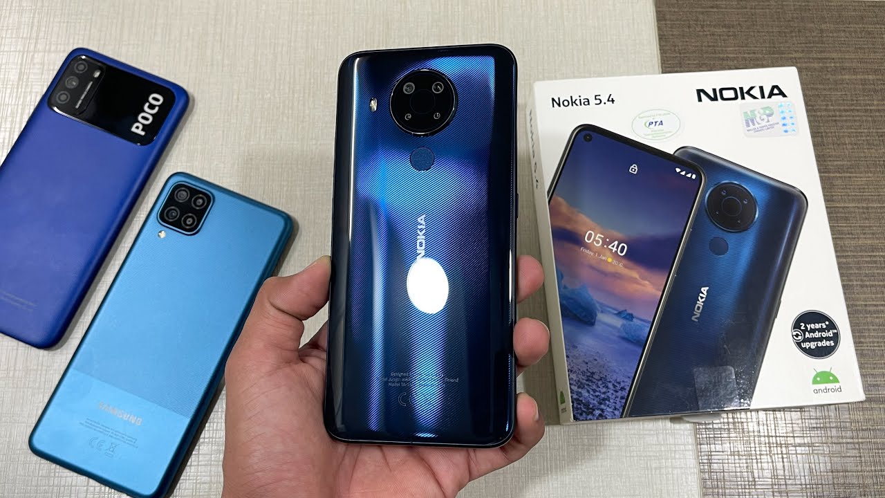 Nokia 5.4 - Unboxing & Compare with A12 & Poco M3 - Nokia is Back!?
