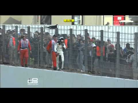 GP3 2013: Silverstone Race 1: Sainz crashes into Williamson