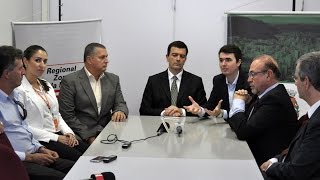 preview picture of video 'Prefeito anuncia a inclusão de Juiz de Fora na rota aeroviária internacional'