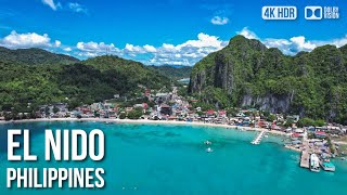 El Nido Town and Beach, Palawan - 🇵🇭 Philippines [4K HDR] Walking Tour