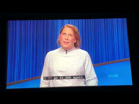 Double Jeopardy, Amy Schneider DAY 18 - 3rd Daily Double (12/24/21)
