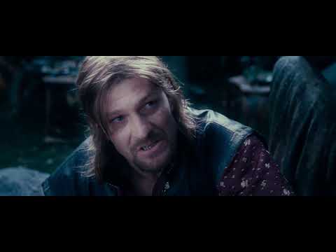 LOTR The Fellowship of the Ring - Boromir and Aragorn in Lothlórien