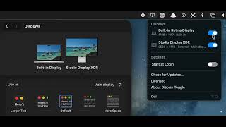 Display Toggle — Control Your Mac Displays from the Menu Bar