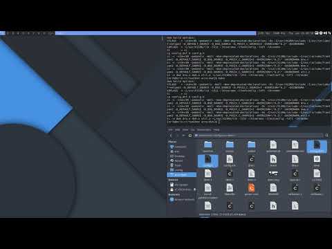 ArcoLinux : 3258 DWM - Pacman hook example - border thicker - no gaps - bottombar