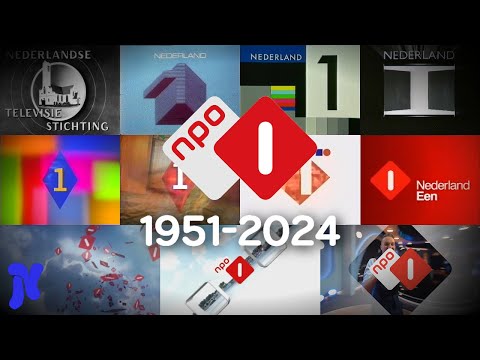 Nederland 1-NPO1 vormgevingen (1951-2024)