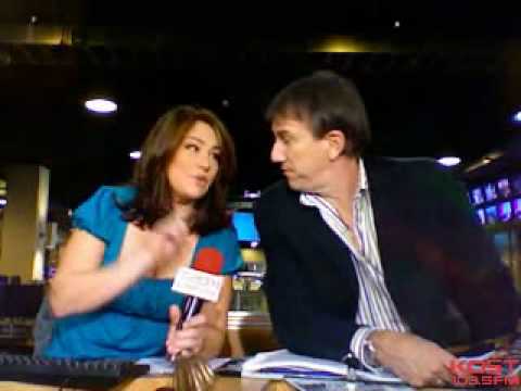 Mark Wallengren and Kristin Cruz from KOST 103 on CBS 2 Morning News