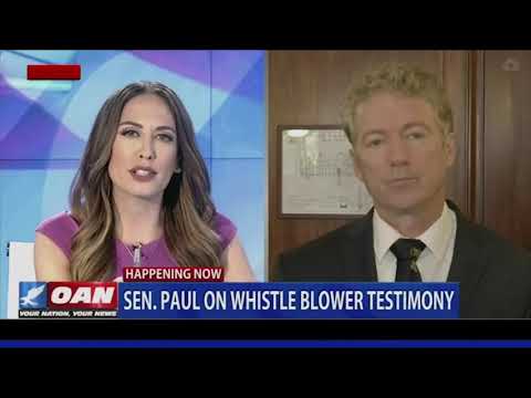 OAN speaks with Senator Rand Paul about the alleged whistleblower Video