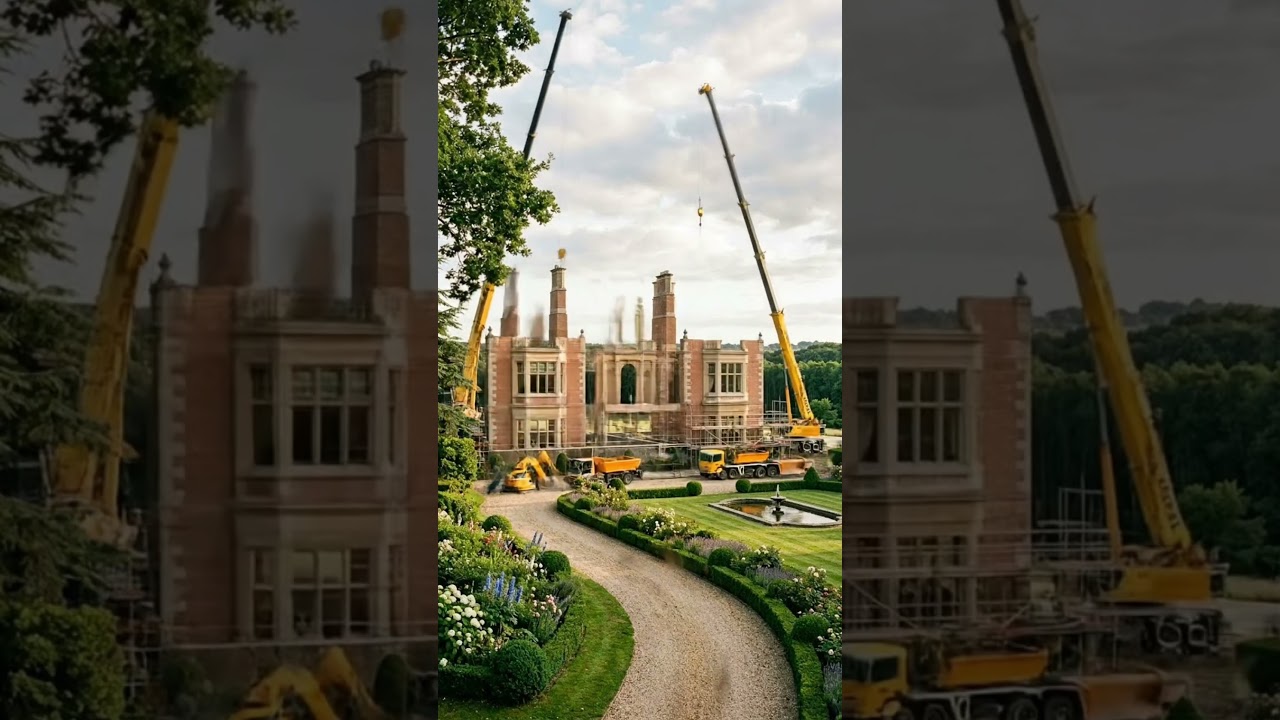 They make mansion in the garden 🤯(AI)