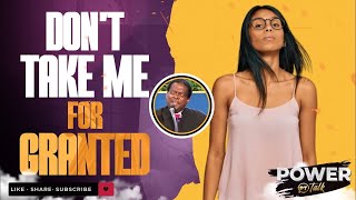 Dr. R. L. White, Jr. &quot;Don&#39;t Take Me For Granted&quot;