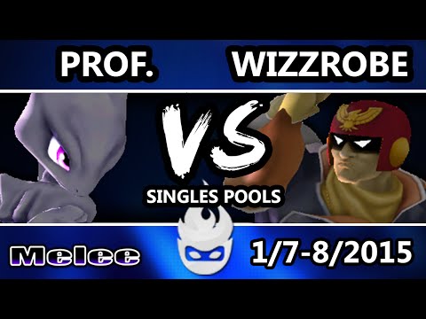 Paragon 2015 - Prof. (Mewtwo) Vs. COG | Wizzrobe (Captain Falcon) SSBM Singles Pools - Melee