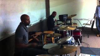 B.G. Grad Party: Pete Alexander & Mike Phillips on Drums