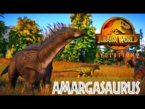 AMARGASAURUS SPECIES FIELD GUIDE (best sauropod to ever exist don't @ me) #JURASSICWORLDEVOLUTION2
