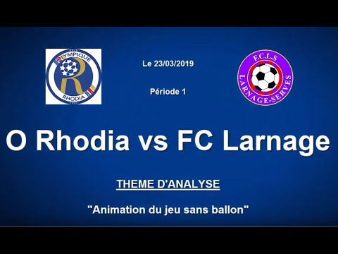 MGFC ANALYSE -  U15 - O Rhodia vs FC Larnage (période1)