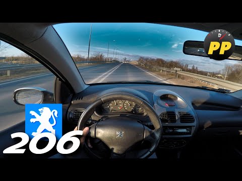 PEUGEOT 206 1.4i 75HP - POV driving (ASMR 3D binaural audio)