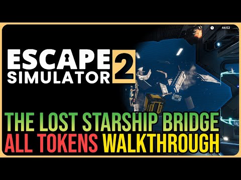 Escape Simulator 2 – 100% Walkthrough All Tokens – Lost Starship – Bridge