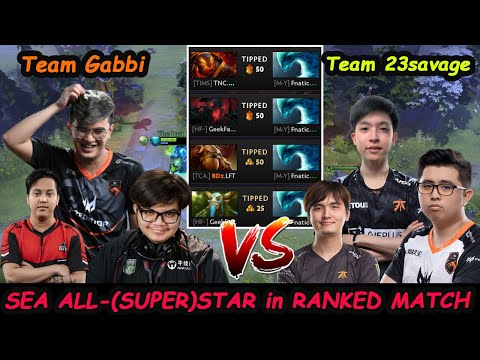 SEA ALL-SuperStar Match TNC Gabbi [Ember Spirit] vs Fnatic 23savage [Morphling] Dota 2 pro Gameplay