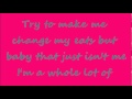 Glee Hell to the no with lyrics 