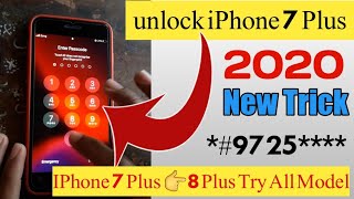 How Unlock iPhone 7 Plus 2020|Forgot Pass code IPhone 7 Plus |Unlock IPhone